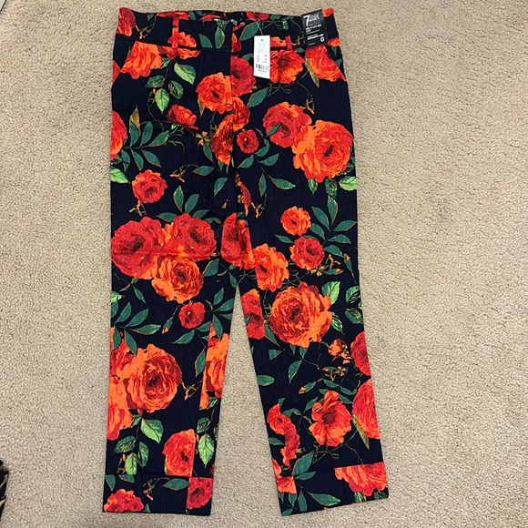 Floral Work Pant NEW - Picture 1 of 4